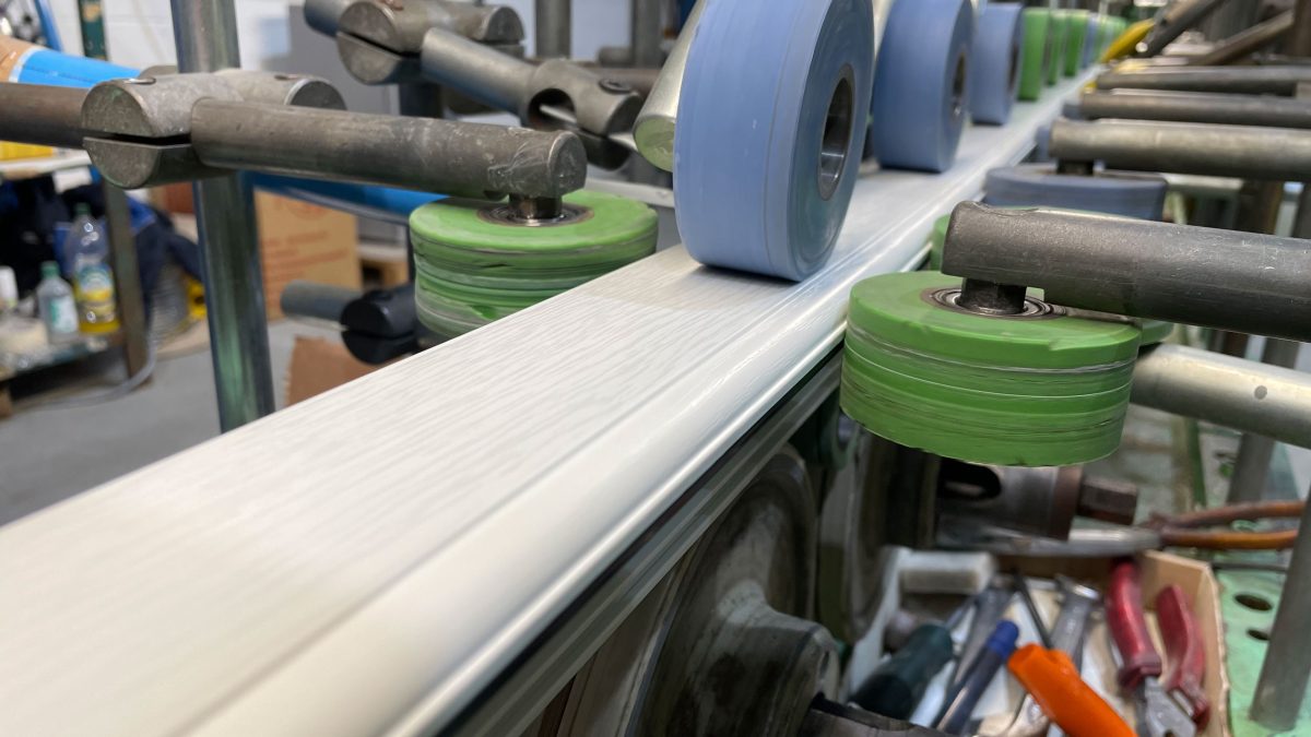 Window foil lamination