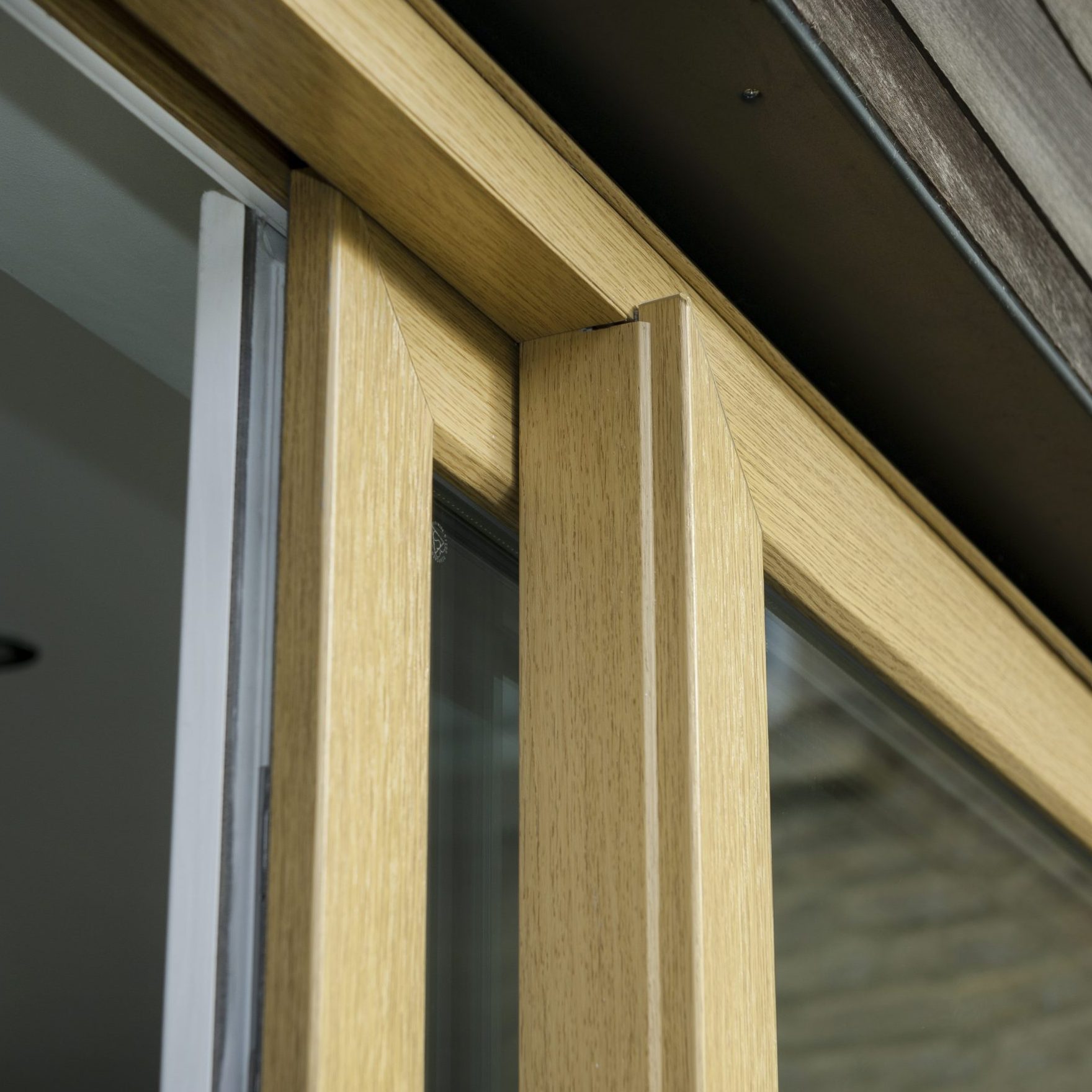 Sliding patio door profile foiling